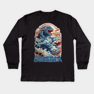 Godzilla Kids Long Sleeve T-Shirt